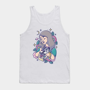 Polaroid girl Tank Top